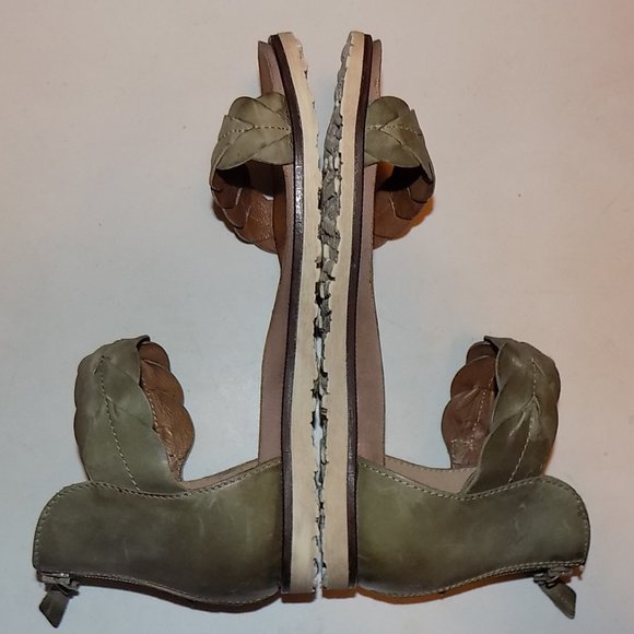 Miz Mooz Taft  sage braided leather EU41 US 9.5-10 - Picture 8 of 16